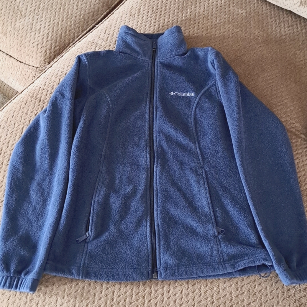 Columbia Small Blue Fleece Full Zipper Jacket